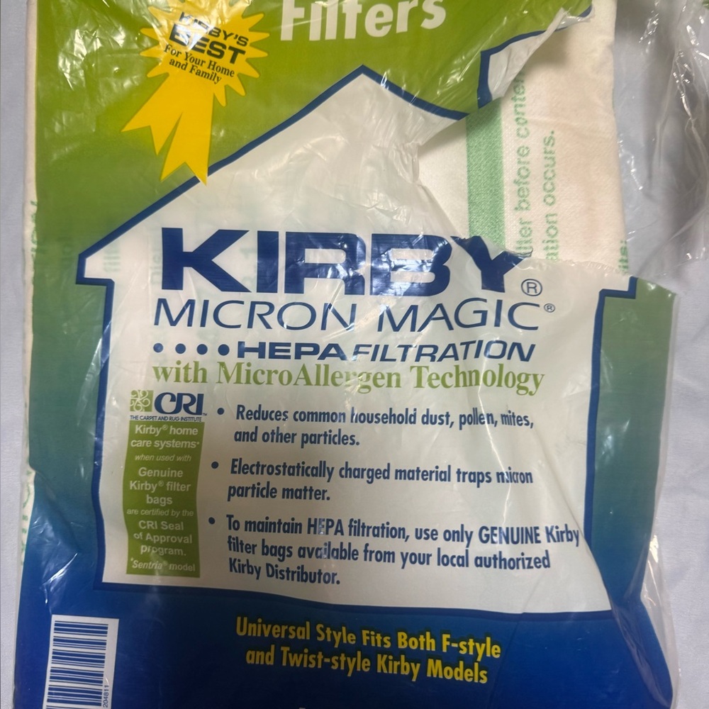 Kirby Micron Magic HEPA Filtration Bags